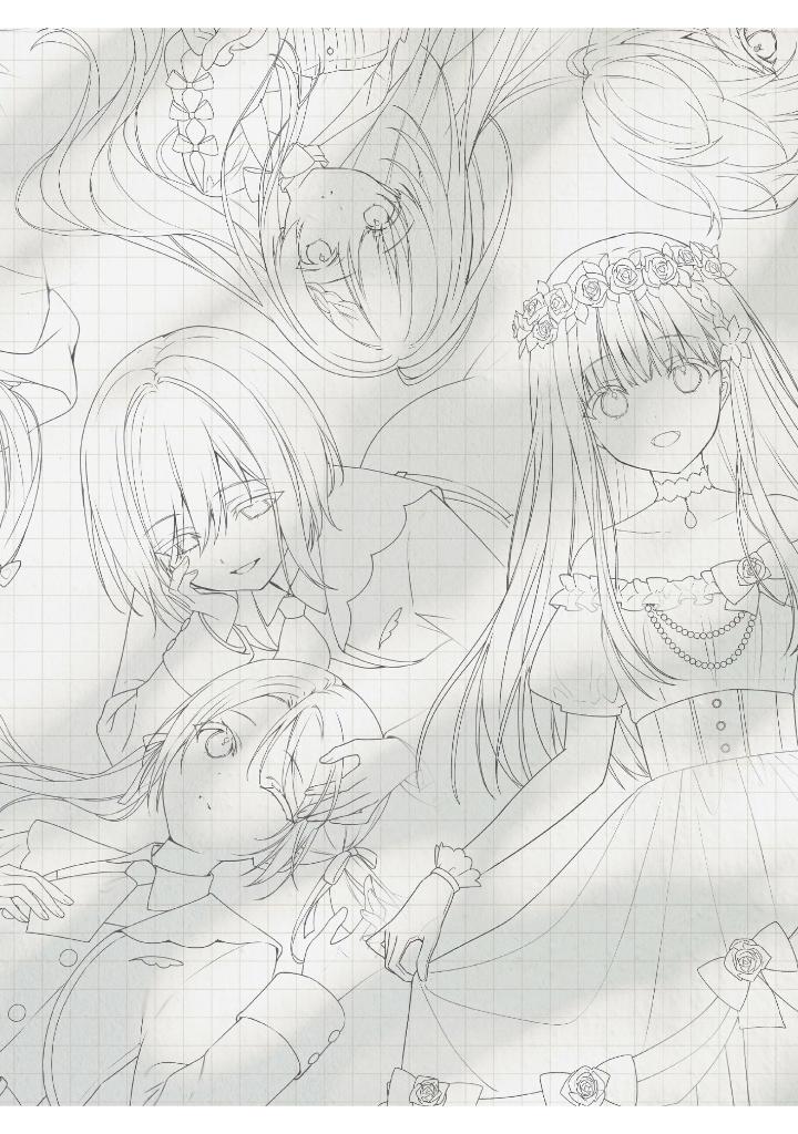 フカヒレ画集 lingering - fukahire artbook lingering - Ảnh 5