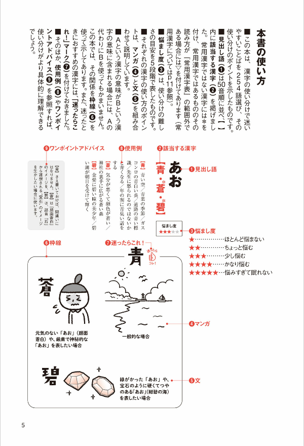 マンガでわかる 漢字の使い分け図鑑 - manga de wakaru kanji no tsukaiwake zukan - Ảnh 7