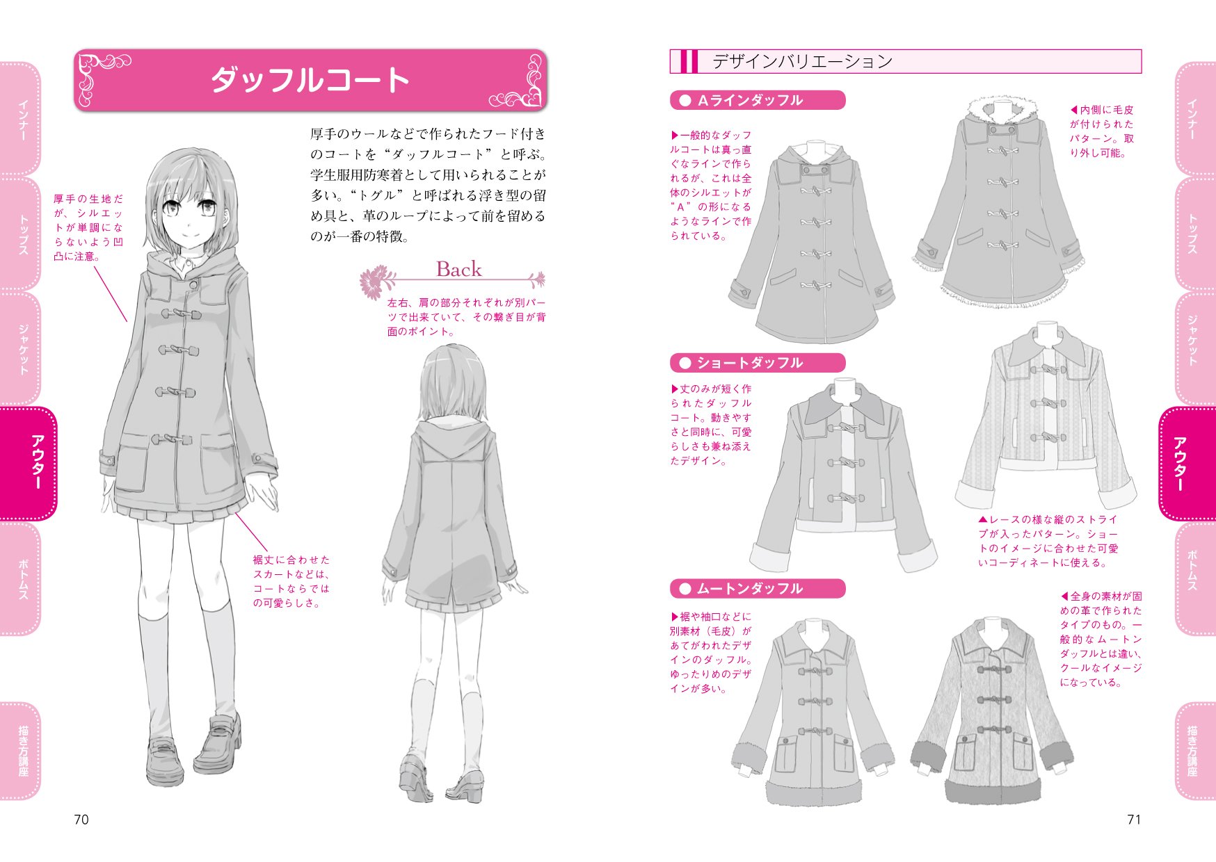 マンガキャラの服装資料集 - manga kyara no fukusou shiryoushuu joshi kajuaru - the collection of dress data of a comics character - Ảnh 9