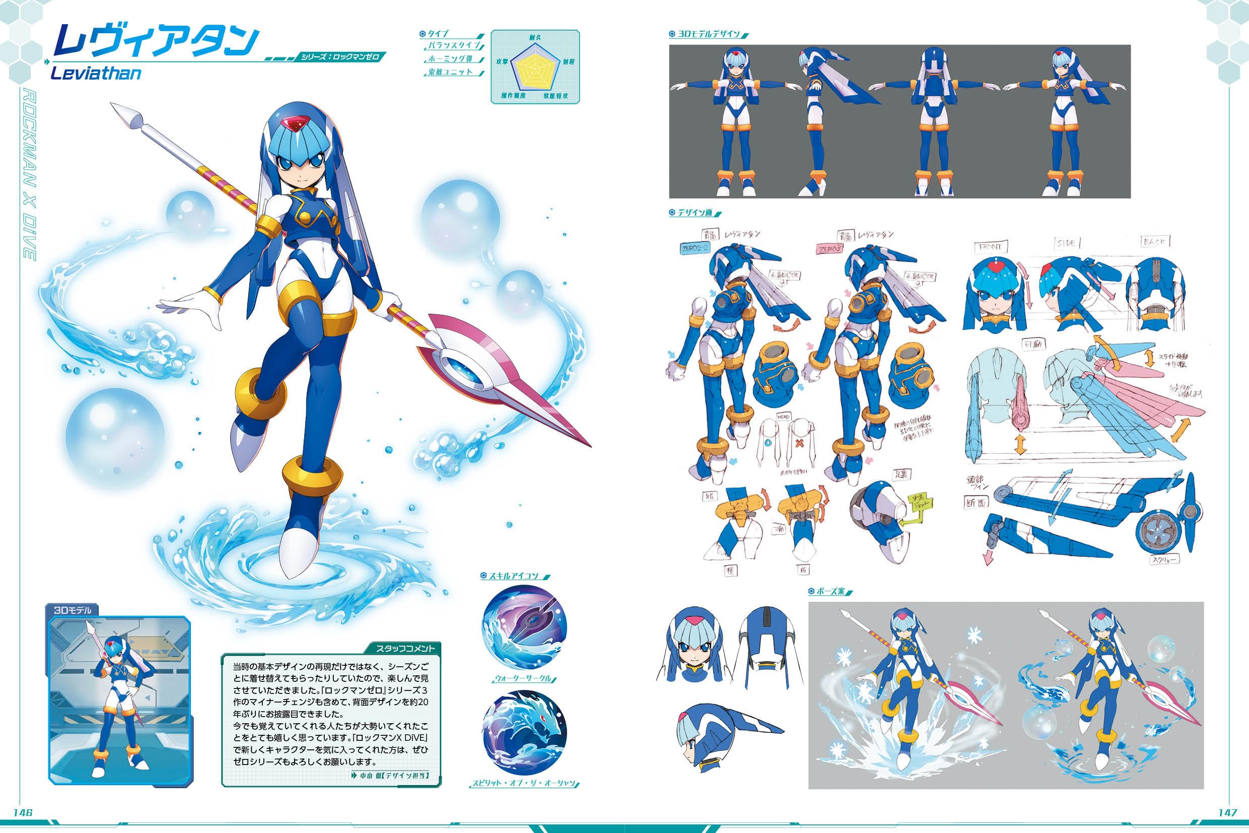 ロックマンx dive イラスト集 - rockman x dive illustration collection - Ảnh 8