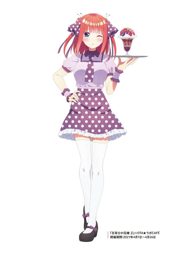 五等分の花嫁 ANIME VISUAL BOOK 二乃 - Nino Go Toubun No Hanayome Anime - Ảnh 12