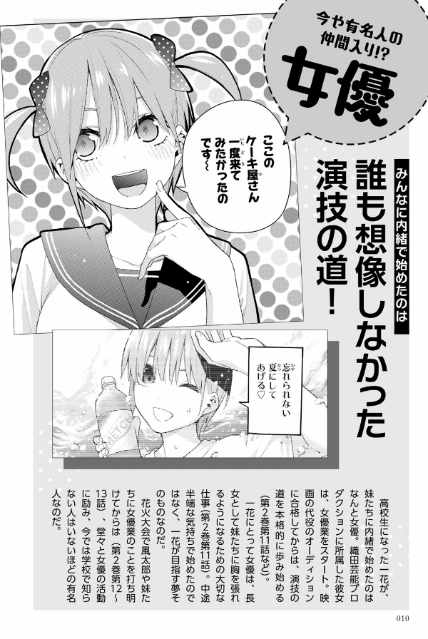 五等分の花嫁 キャラクターブック 一花 (kcデラックス) go toubun no hanayome kyarakutaabutu - Ảnh 12