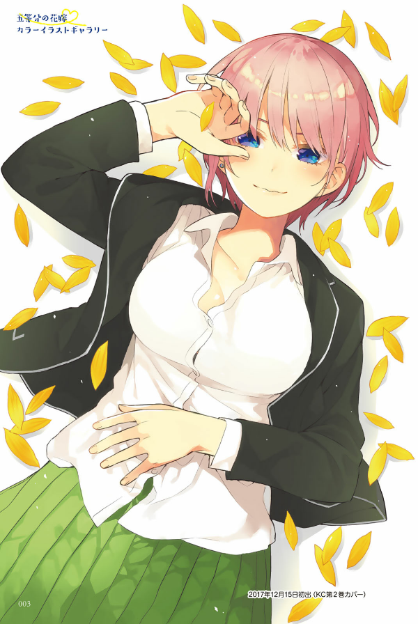 五等分の花嫁 キャラクターブック 一花 (kcデラックス) go toubun no hanayome kyarakutaabutu - Ảnh 5