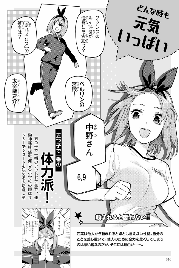 五等分の花嫁 キャラクターブック 四葉 (kcデラックス) go toubun no hanayome kyarakutaabutu - Ảnh 12