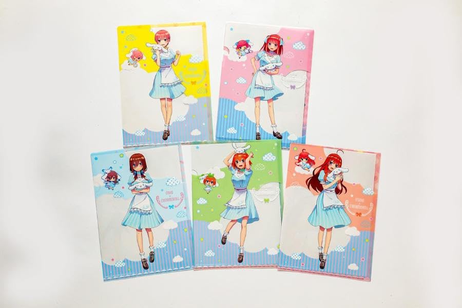 五等分の花嫁×サンリオキャラクターズ メモリアルクリアファイルブック - "the quintessential quintuplets" x sanrio memorial clear folder book - Ảnh 4