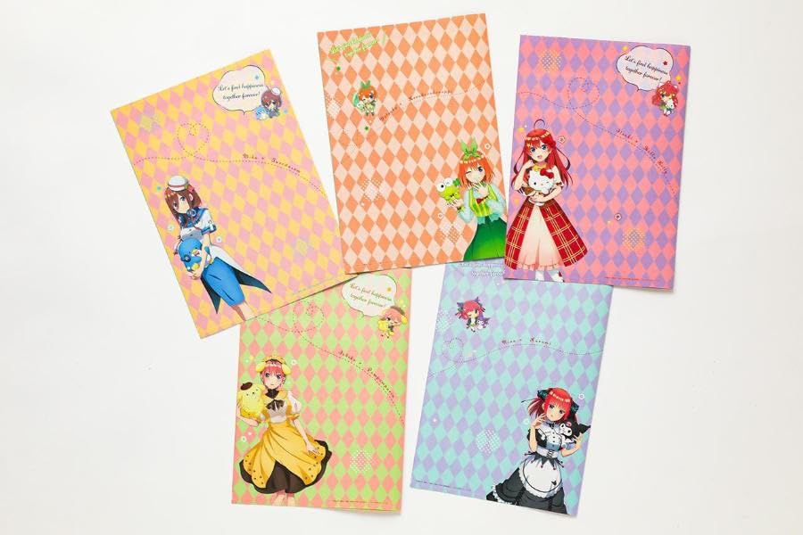 五等分の花嫁×サンリオキャラクターズ メモリアルクリアファイルブック - "the quintessential quintuplets" x sanrio memorial clear folder book - Ảnh 5
