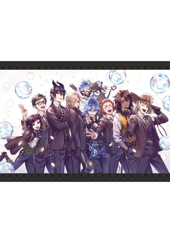 公式ビジュアルブックカードアート&線画集 - disney twisted wonderland official visual book 4 - card art & line drawings (event 2nd) - Ảnh 3