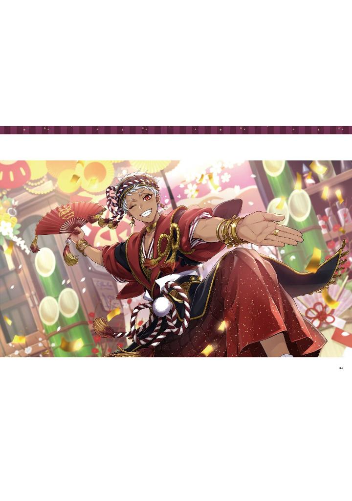 公式ビジュアルブックカードアート&線画集 - disney twisted wonderland official visual book 4 - card art & line drawings (event 2nd) - Ảnh 9