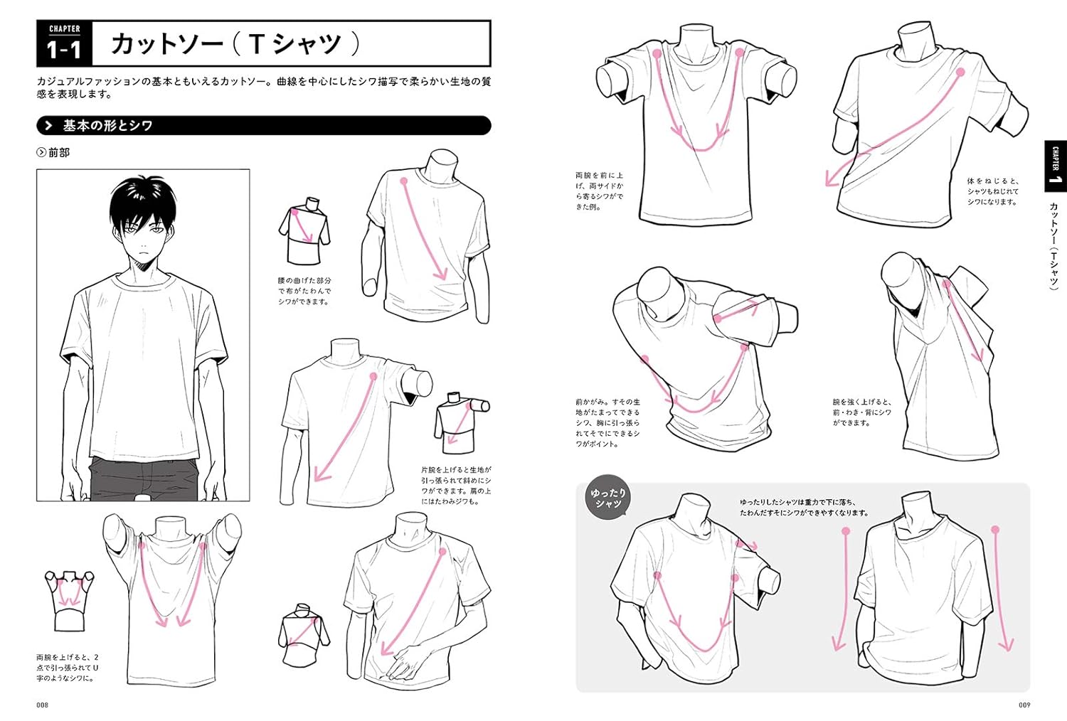 動きとシワがよくわかる 衣服の描き方図鑑 服の仕組みから角度別の描き方まで - ugoki to shiwa ga yoku wakaru ifuku no kakikata zukan - Ảnh 4