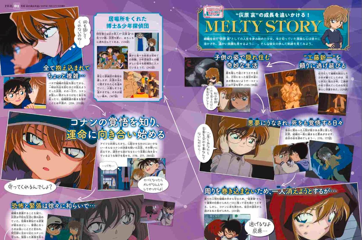 名探偵コナン 灰原 哀シークレットアーカイブス: 少年サンデーグラフィック - detective conan: secret archives ai haibara - Ảnh 9