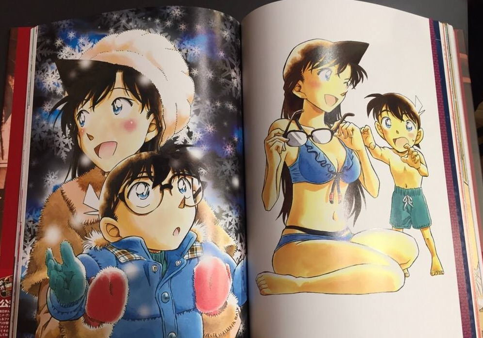 名探偵コナンカラ-イラスト全集gosho aoyama the complete mei tantei konan kara irasuto zenshu - Ảnh 4