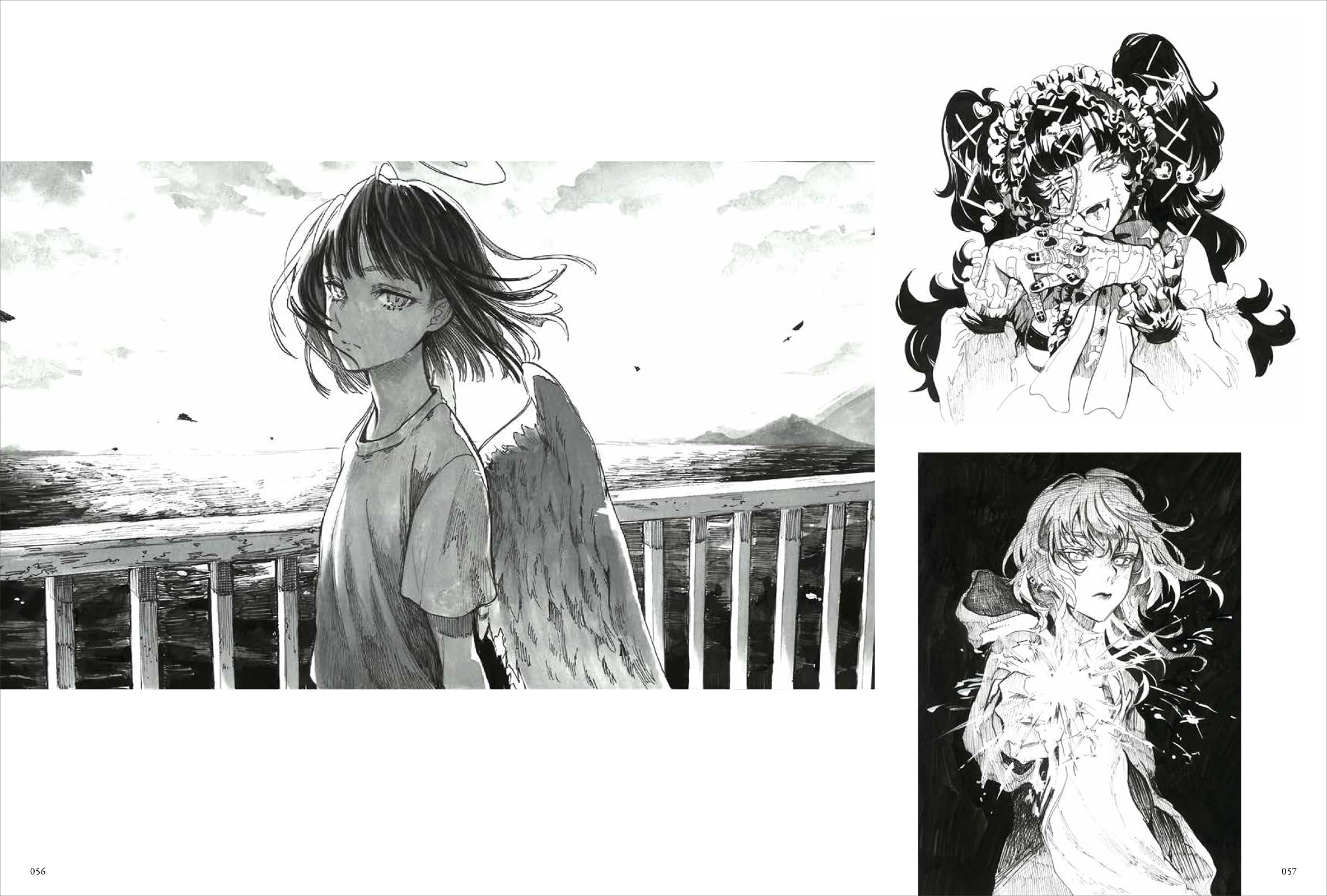 夏目レモン画集 螺鈿 - lemon natsume art book: raden - Ảnh 3