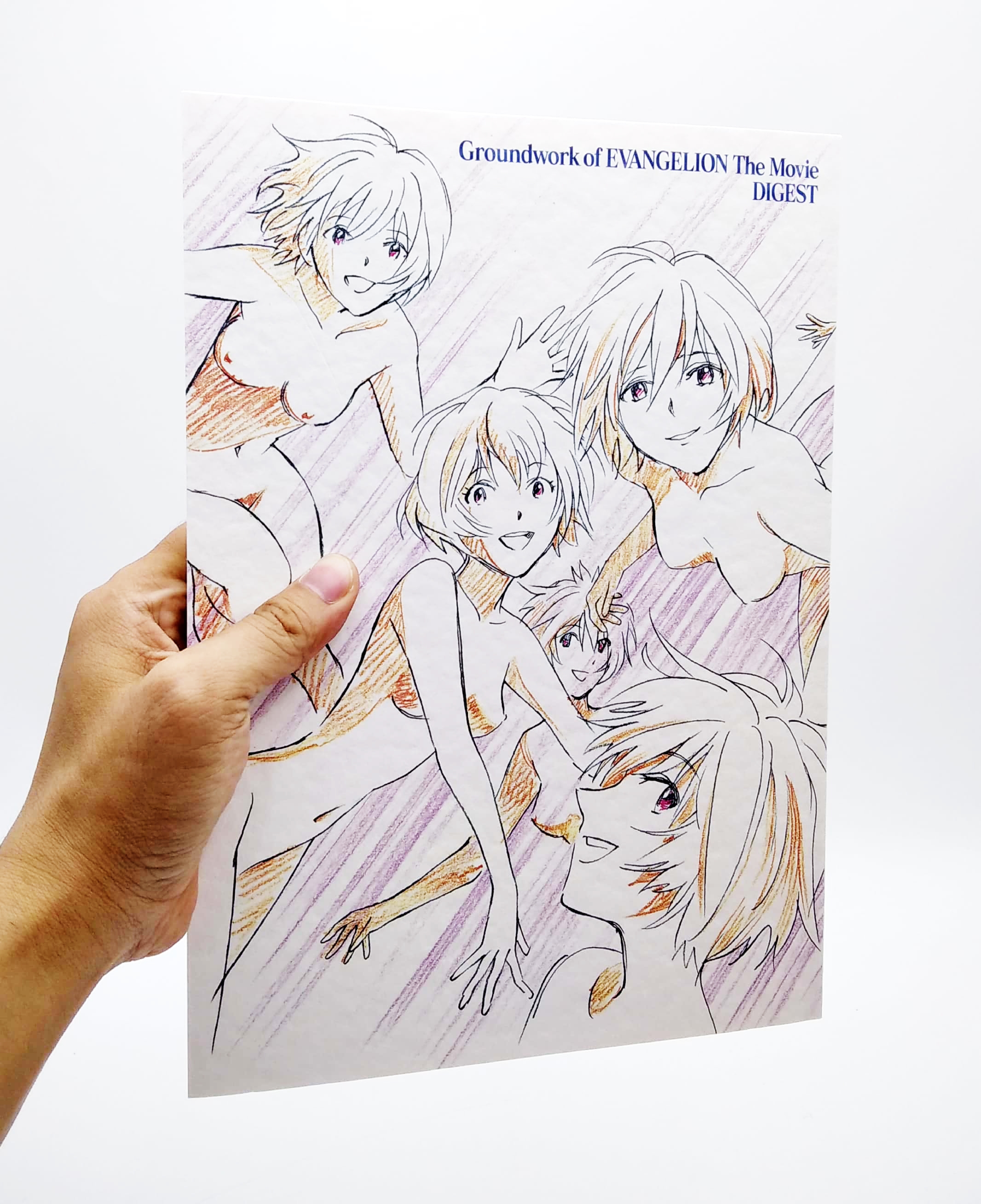 新世紀エヴァンゲリオン劇場版 原画集ダイジェスト - groundwork of evangelion book the movie digest - Ảnh 7