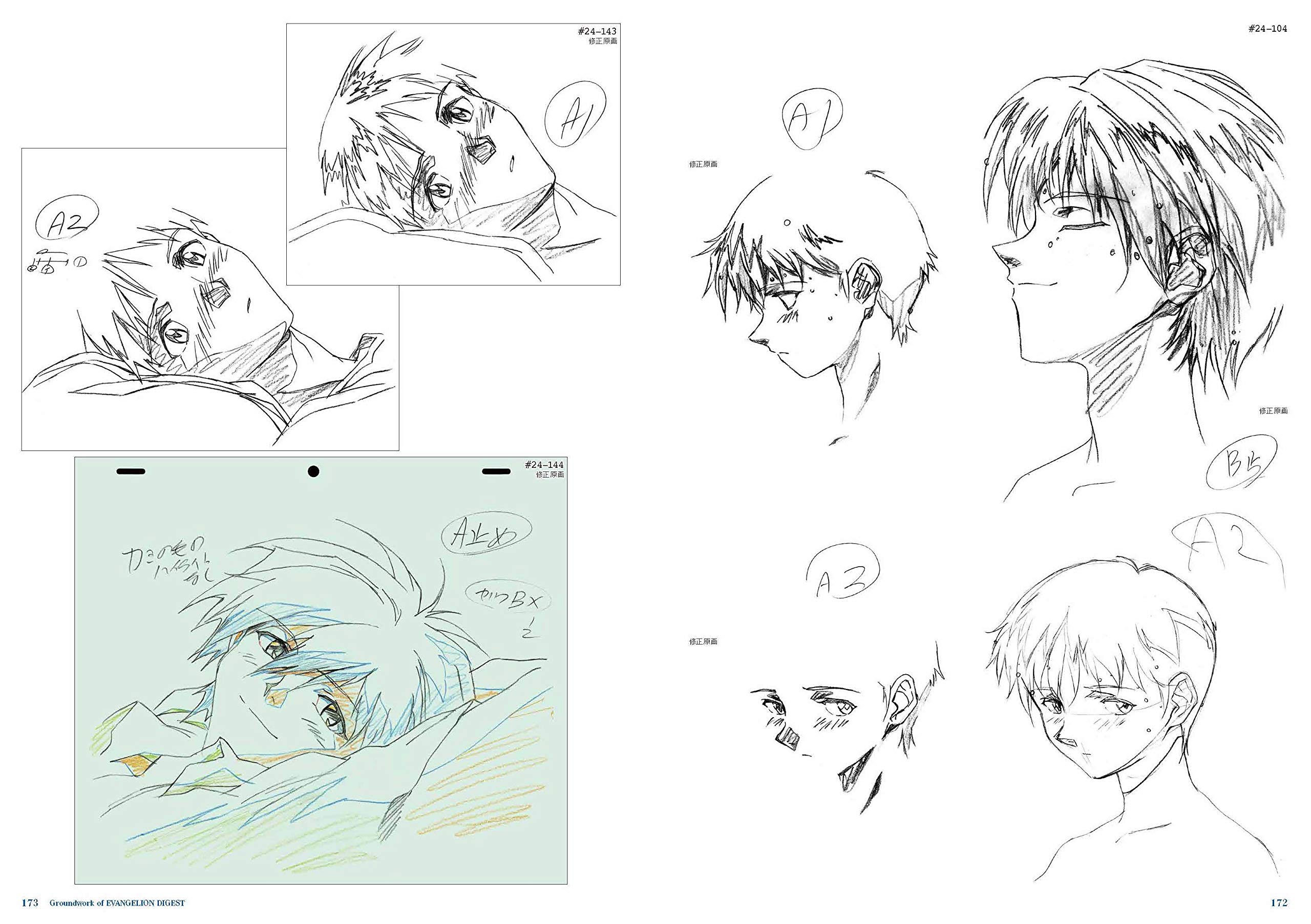 新世紀エヴァンゲリオン原画集ダイジェスト shin seiki evangerion gengashuu daijesuto - Ảnh 7