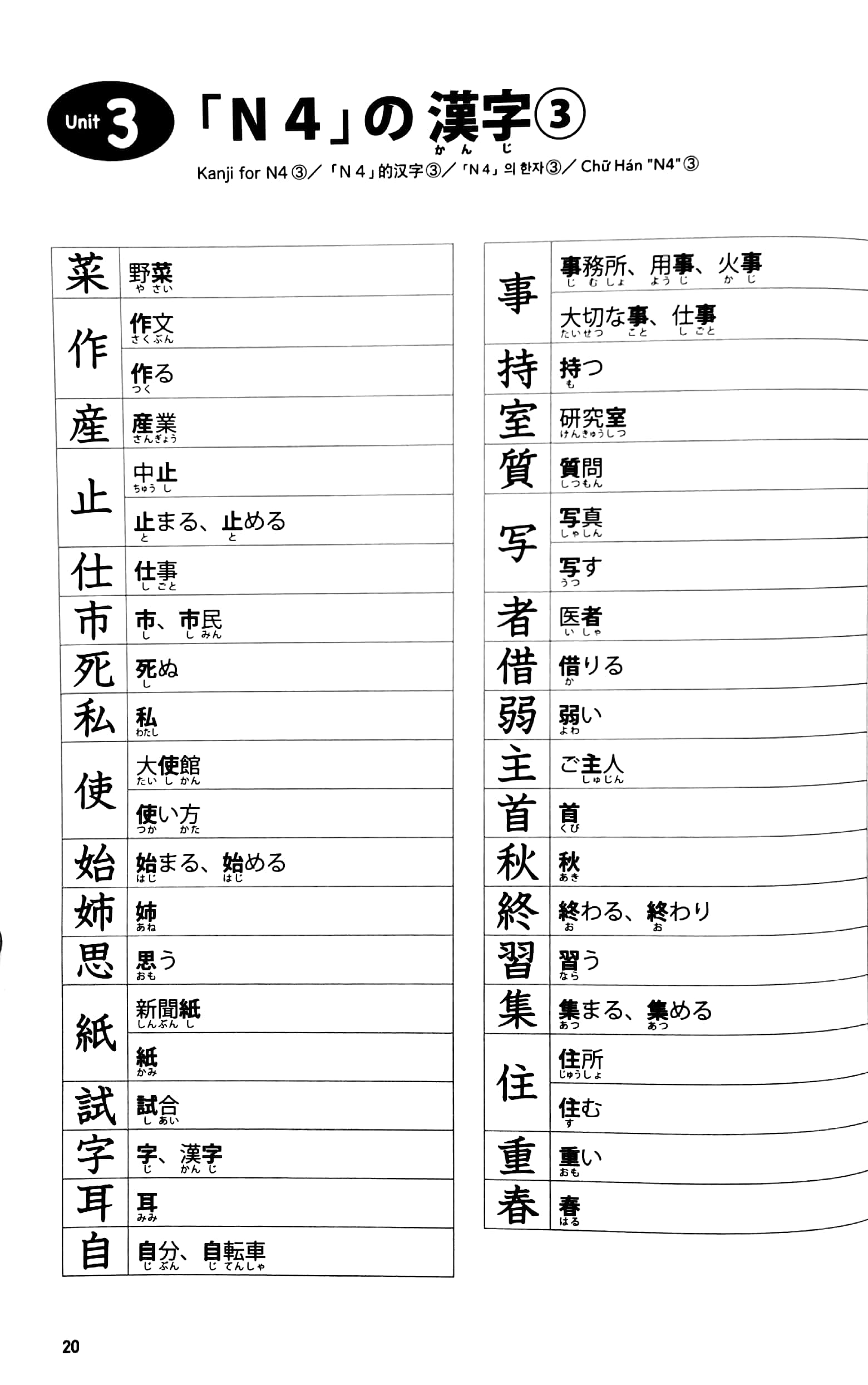 日本語能力試験問題集 n4語彙スピードマ nihongo nouryoku shiken mondai shuu n4 goi supidoma - Ảnh 8