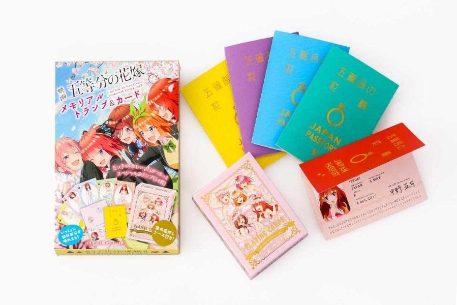 映画 五等分の花嫁 メモリアルトランプ&カード - eiga the quintessential quintuplets memorial trump - Ảnh 4