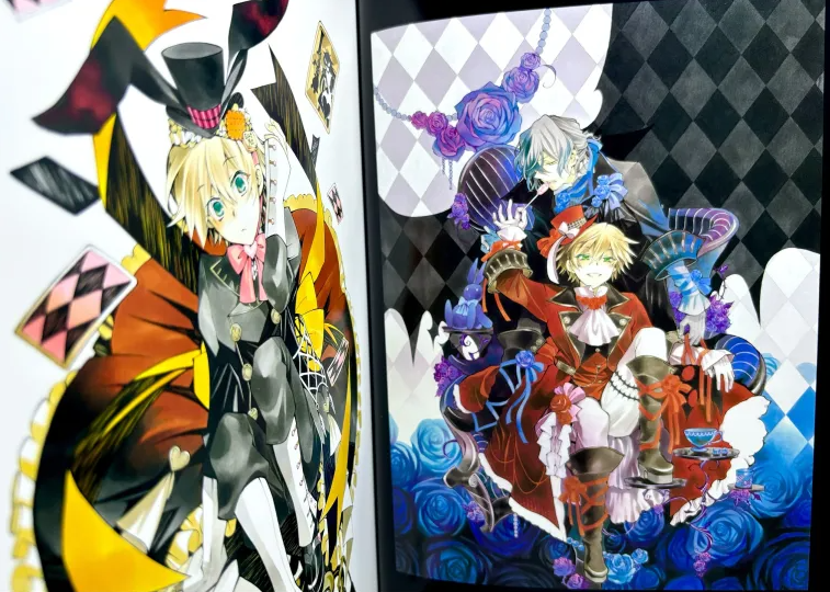 望月 淳 画集「pandora hearts」- jun mochizuki illustration book: pandora hearts odds and ends - Ảnh 12