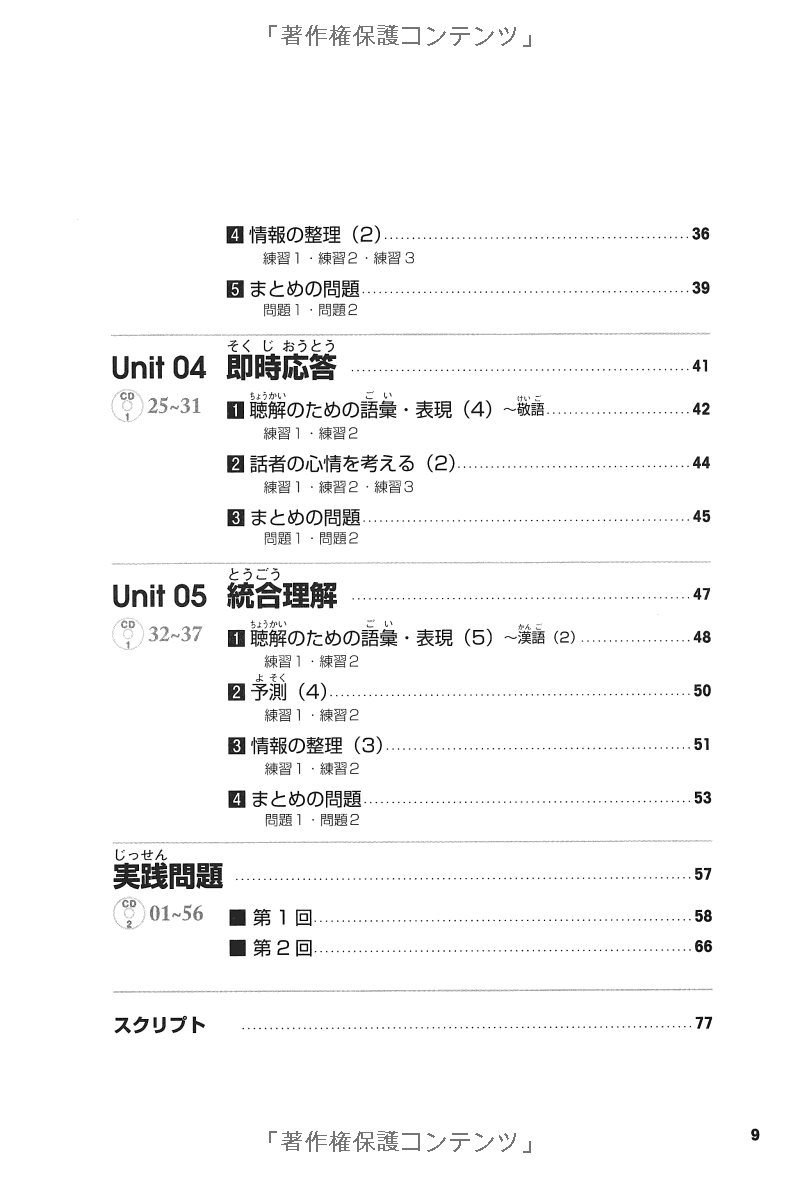 耳から覚える日本語能力試験聴解トレーニング n2 - mimi kara oboeru jlpt n2 listening with cds - Ảnh 11