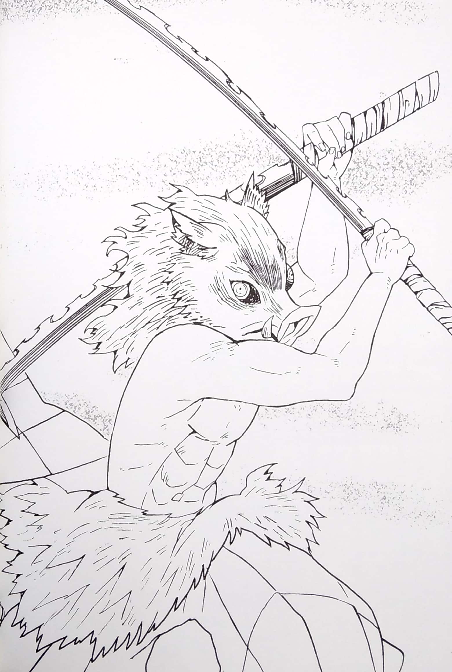 鬼滅の刃 塗絵帳 -蒼 kimetsu no yaiba nuriechou ao - Ảnh 4